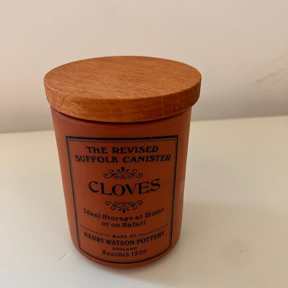 Henry Watson Pottery Terracotta Spice Jars - England Suffolk Revised Canisters - Picture 9 of 13